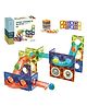 Elecart Educational Magic Magnetic Building Tiles Construction DIY Toys Creative Magic Magnetic Block Play Set Multicolour - 40 Pieces