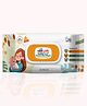 Adore Basics India's First Ever Baby Wet wipes with Oat Extracts- 98% Water-Goodness of Aloe vera & Vitamin with lid- Pack of 80pc*3 Packs