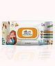 Adore Basics India's First Ever Baby Wet wipes with Oat Extracts- 98% Water-Goodness of Aloe vera & Vitamin with lid- Pack of 80pc*5 Packs