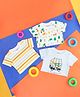 Pantaloons Baby Pack Of 3 Half Sleeves Rugby Striped & Vehicles Printed Tees - Multi Colour