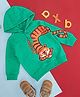 Pantaloons Baby Full Sleeves Placement Tiger Printed Hoodie - Green