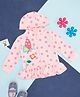 Pantaloons Baby Full Sleeves Polka Dots Printed Hoodie - Pink