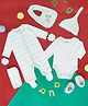 Pantaloons Baby Pack Of 7 Full Sleeves Onesie & Romper Baby Set - White & Green