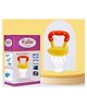 Kritiu Food Feeder with Silicone Mesh - Yellow