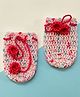 Little Peas Hanmade Colour Fusion Woollen Mittens - Pink