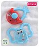 Babyhug Joy Rattle Set Pack of 2 - Blue and Red