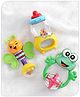 Babyhug Rattle Gift Set Pack of 3 - Multicolour | Trio of Vibrant Sensory Rattles | Boosts Auditory & Visual Development | Lightweight & Infant-Safe | BIS Certified
