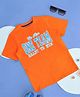 Pantaloons Junior Half Sleeves OneTeam Printed Tee - Orange