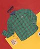 Pantaloons Junior Full Sleeves Tartan Plaid Checked  Shirt - Green