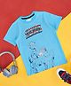 Pantaloons Junior Avengers Featuring Half Sleeves Captain America Printed Tee -  Blue