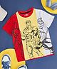 Pantaloons Junior Marvels Avengers Featuring Half Sleeves Iron Man Captain America & Hulk Printed Tee - Multi Colour