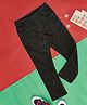 Pantaloons Junior Solid Button Down Pant - Olive Brown