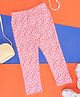 Pantaloons Junior Flower Printed Leggings - Pink