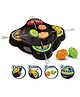 Akn Toys Battle Top with Launcher with Stadium Set 4 Pcs Combat Burst Turbo Gyro Spinners and 4 Launcher Gifts Toys for Children Plastic Fusion Spinning Top Color May Vary