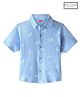 Babyhug 100% Cotton Knit Half Sleeves Shirt Horse Print - Blue