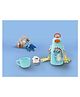 Yellow Bee Stainlees Steel Dino Flask with Double-Lock Blue - 500 ml