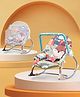 Play Nation Baby Rocker With Electric Vibrating Music- Blue| Mosquito Net| Safety Harness| Foldout Stand