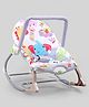 Baby Rocker with Electric Vibration - Purple| Safety Harness| Foldout Stand