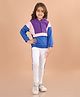 Lilpicks Couture Full Sleeves Color Blocked Hooded Sweatshirt With Leggings Set - Multi Color