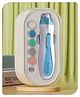 Babyhug 7-in-1 Electric Baby Nail Clipper Set with Light  Blue | BPA Free | Safe | For Toddlers & Newborns | Anti Slip Grip | Dust Cover