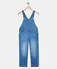 Olele Sleeveless Light Faded Denim Dungaree - Blue