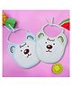 Baby Moo Junior Teddy Pack Of 2 Adjustable Tie Knot Cotton Bibs - Green