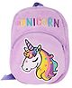 DukieKooky Kids Unicorn Graphic Embroidered Backpack - 11 Inch