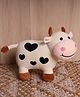 Dukiekooky Cute & Adorable White Cow Soft / Plush Toy - Height 35 cm