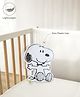 Mi Arcus Peanuts Snoopy Design Premium Soft Cushion for Kids  White (45x34 cm)