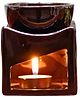 Aesthetic Living Elegant Ceramic T-Light Diffuser - Brown