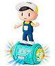 YAMAMA Musical Fashion Boy Dancing Toy With 360 Degree Rotating Universal Wheel Lights And Sound For Kids - Multicolor