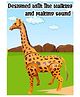 YAMAMA Musical Walking Giraffe Animal Toy With Realistic Sound For Kids - Multicolor