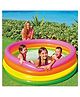 Intex Inflatable Swimming Sunset Glow Water Pool Floater For Kids And Babies  Multicolor