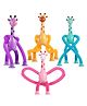 AKN TOYS 4 Pieces LED Telescopic Suction Cup Giraffe Toy Shape Changing Telescopic Tube Fidget Toys Pop Tubes Fidget Tubes Sensory Toys for Girls Boys - COLOR MAY VARY