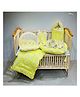 Fareto New Born Baby Full Bedding Set Combo Ship - Yellow