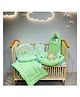 Fareto New Born Baby Full Bedding Set Combo Ship - aqua green