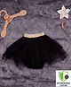 COCOON ORGANICS Soft Net Tutu Skirt And Attached Onesie With Antimicrobial Coating - Black