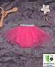 COCOON ORGANICS Soft Net Tutu Skirt And Attached Onesie With Antimicrobial Coating - Fuchsia Pink