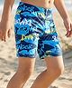 Pine Kids Printed Swimming Trunk- Blue