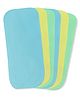 SuperBottoms Reusable Stay Dry Diaper Liners Cloth Diaper Fleece Liners Multicolour - Pack of 6