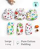 SuperBottoms First Love Premium DryFeel Langot for 0-9M Babies | 100% Cotton Padding | Printed (Old Version) | Pack of 6 | 5-10kg