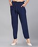 Aarika Solid  Flared Jeans - Navy Blue