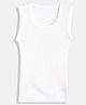 RVK  Sleeveless Solid Pullover Sweater Vest - White