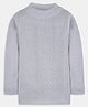 RVK Full Sleeves Solid High Neck  Sweater - Silver
