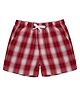 Young Birds Tartan Checked Shorts - Red