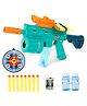 Fiddlerz 3 in 1 Toy Gun for Soft Bullet Blaster with Bubble Maker Gun Toy & Light Music Gun Toy - Green