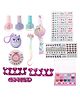 Fiddlerz Real Cosmetic Kids Makeup Kit for Girls Kids Play Washable Makeup Set and Nail Art Box Girl Gifts