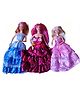 Yunicorn Max 3 Dolls Set Combo Multicolour - Height 33 cm