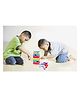 Sanjary 54 Pcs 1 Dice Challenging Color Wooden Blocks Multicolor