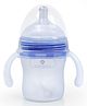 StarAndDaisy Silicon Feeding Bottle for Newborn Baby  First Feed Baby Feeding Bottles with Ergonomic Handles and Anti-Colic Teats with 360° Gravity Ball and Cleaning Clip BPA Free 0 Month+ (180 ML)